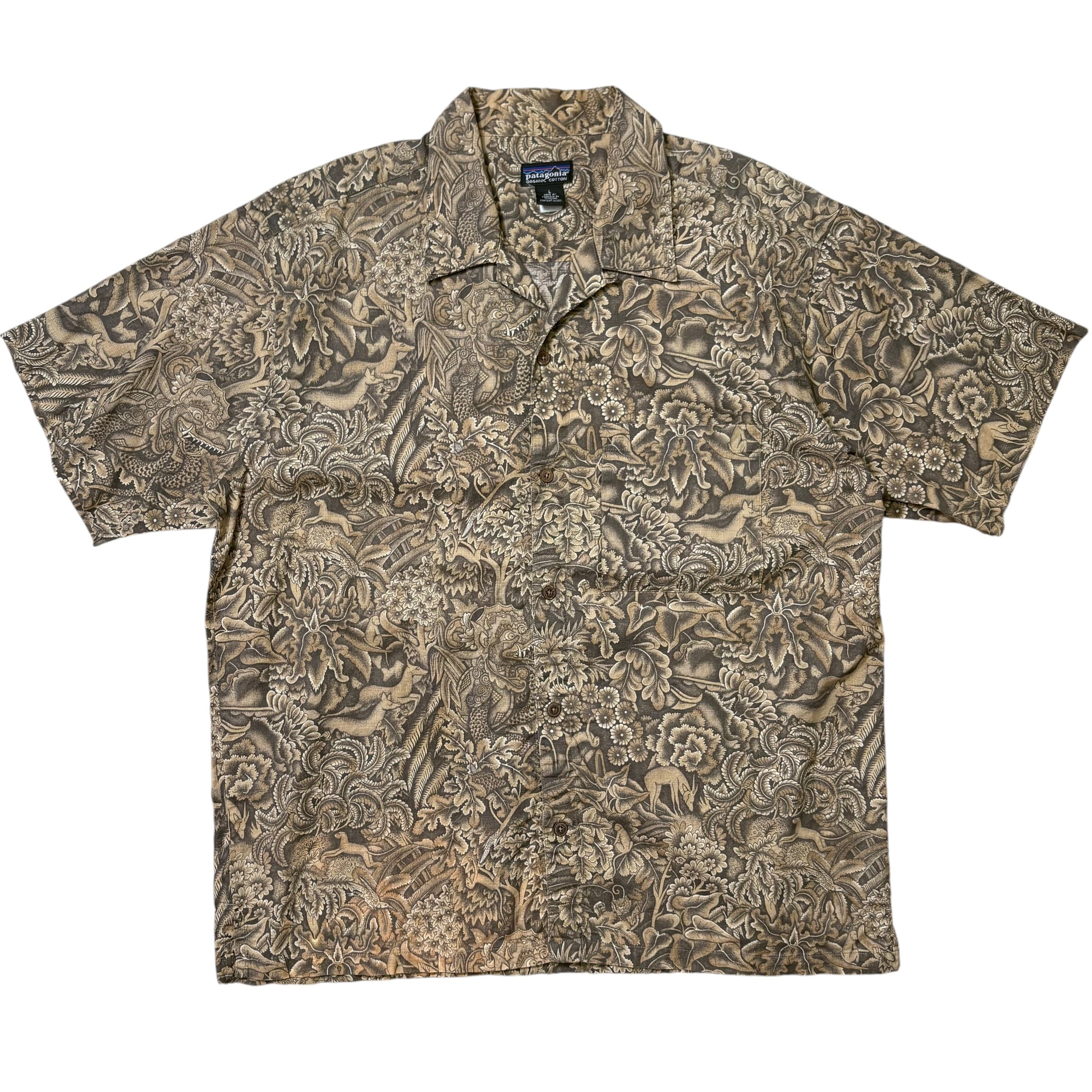 patagonia パタゴニア ACシャツ ハワイアンシャツ アロハ ドラゴン
