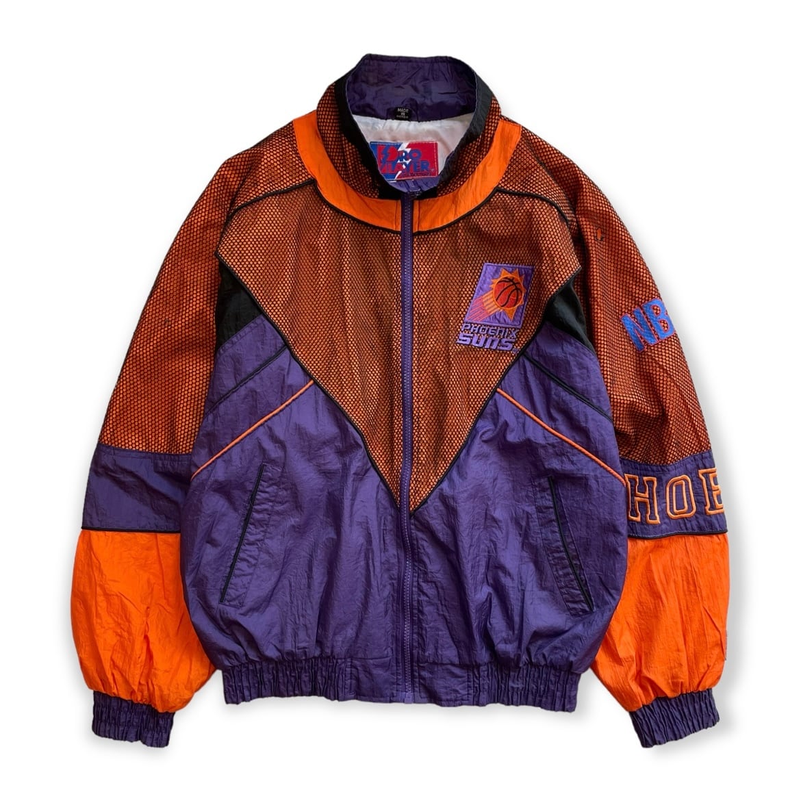 入手困難 NBA PHOENIX SUNS vintage スタジャン 紫 古着-