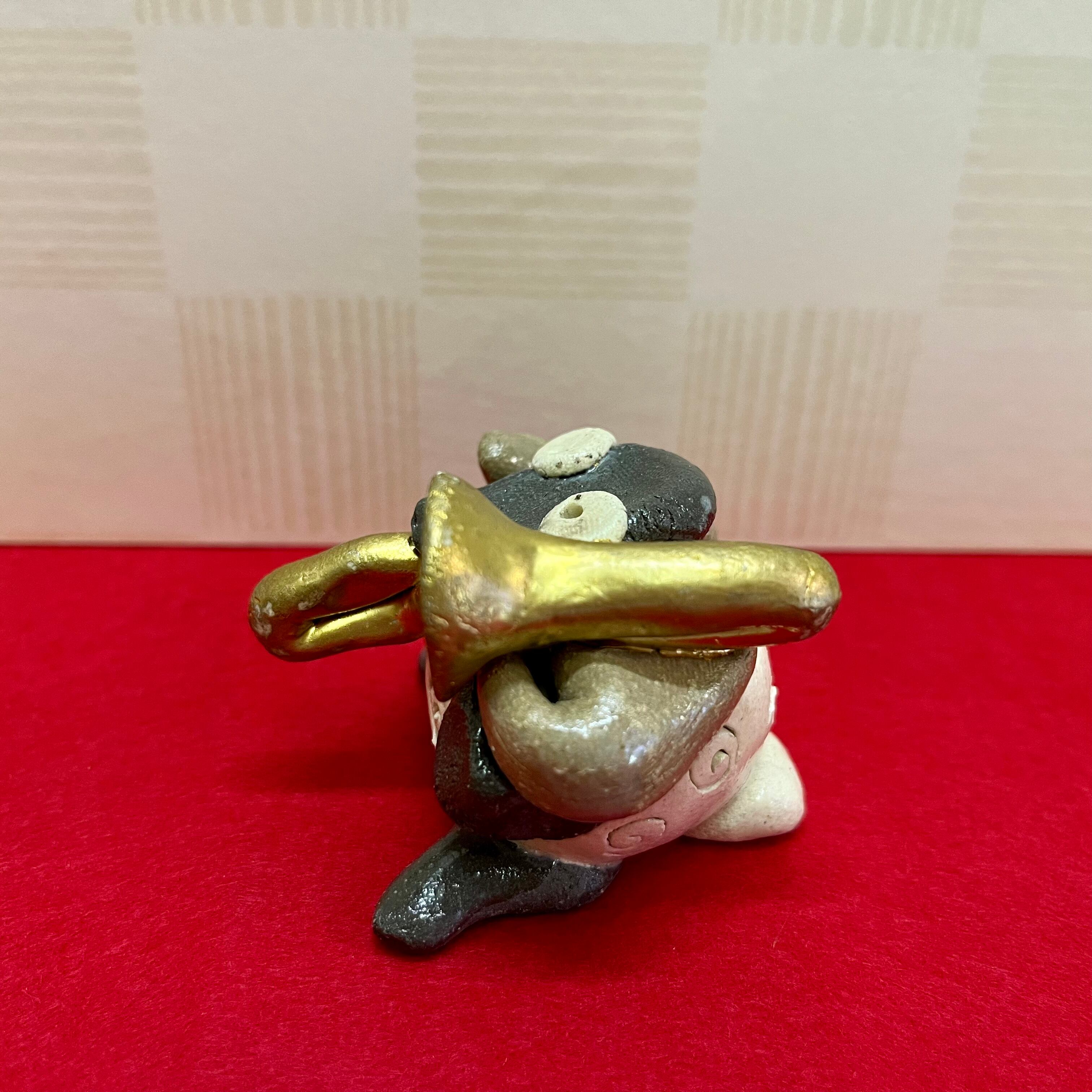 美濃焼 十二支楽師 未（陶器干支置物） | さし源本店