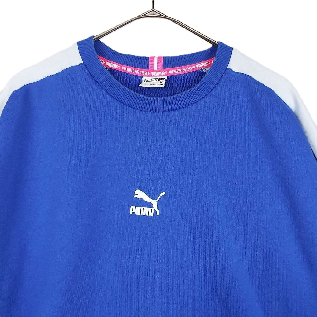 80年代デザイン】PUMA プーマ ワンポイントロゴ スウェット 長袖プル