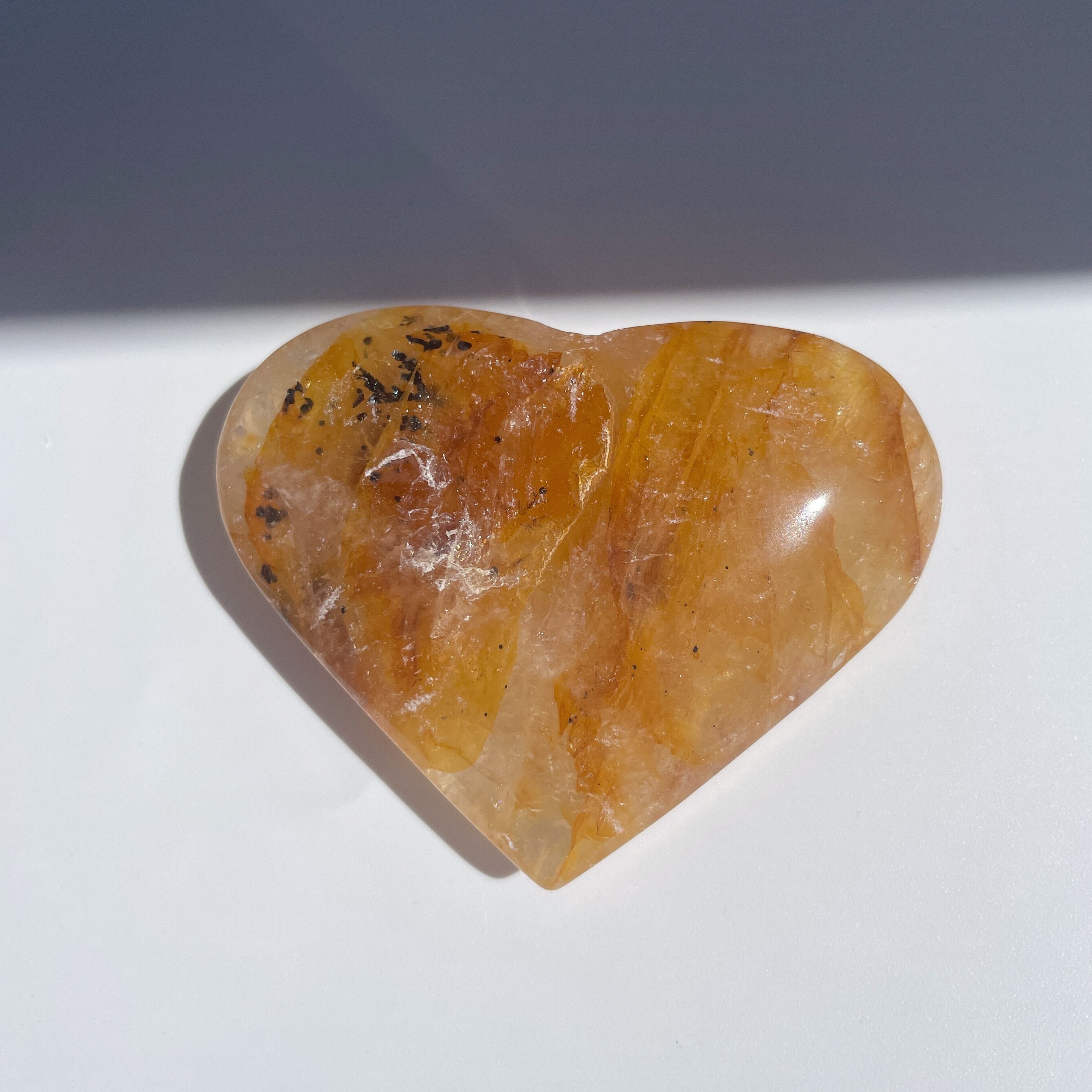 ゴールデンヒーラー ハート型33◇ Golden Healer ◇ 天然石・鉱物