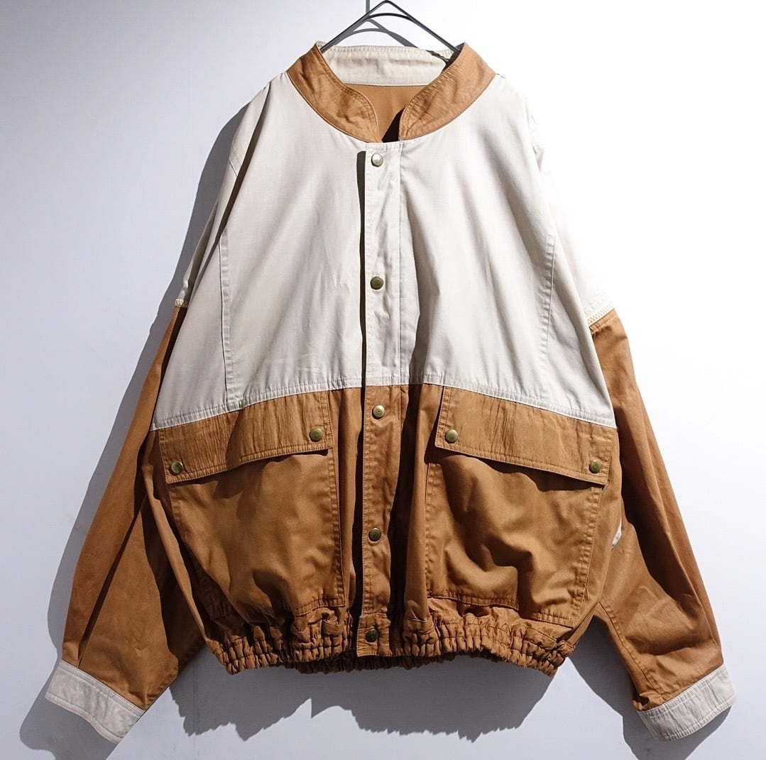 EURO Beige & Brown Switch Detachable Design Blouson
