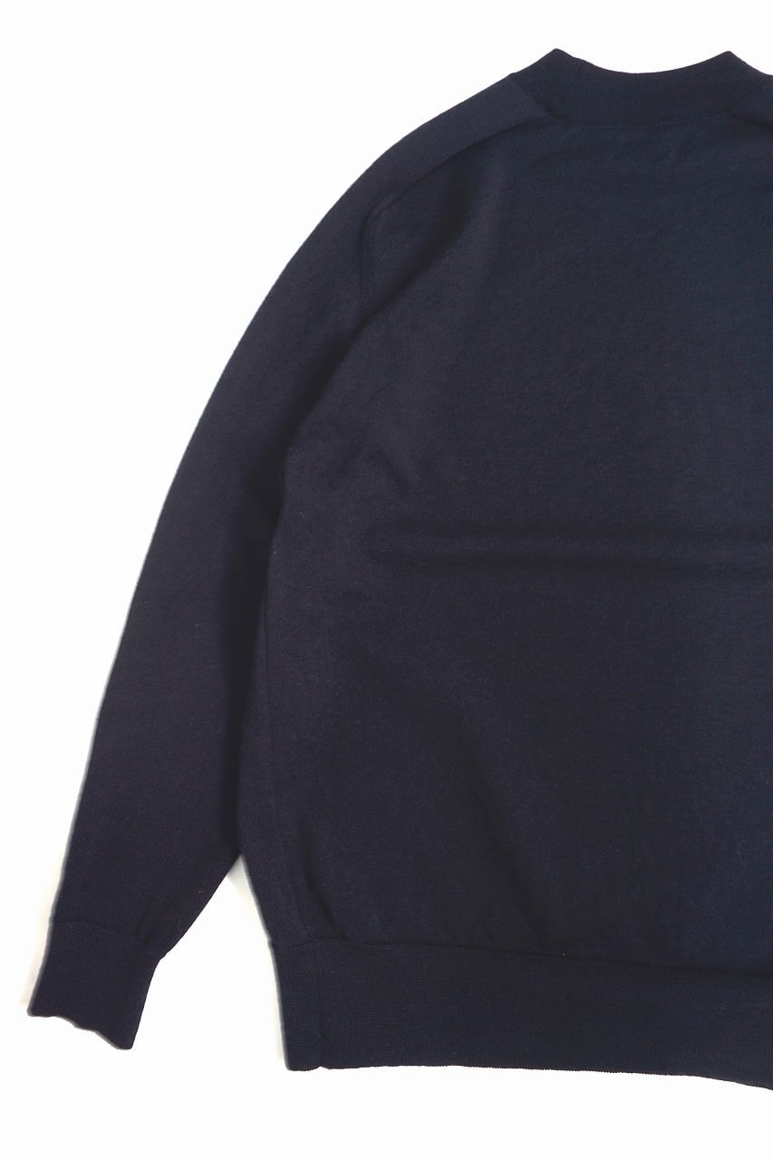 Worsted Merino Mock Neck P/O