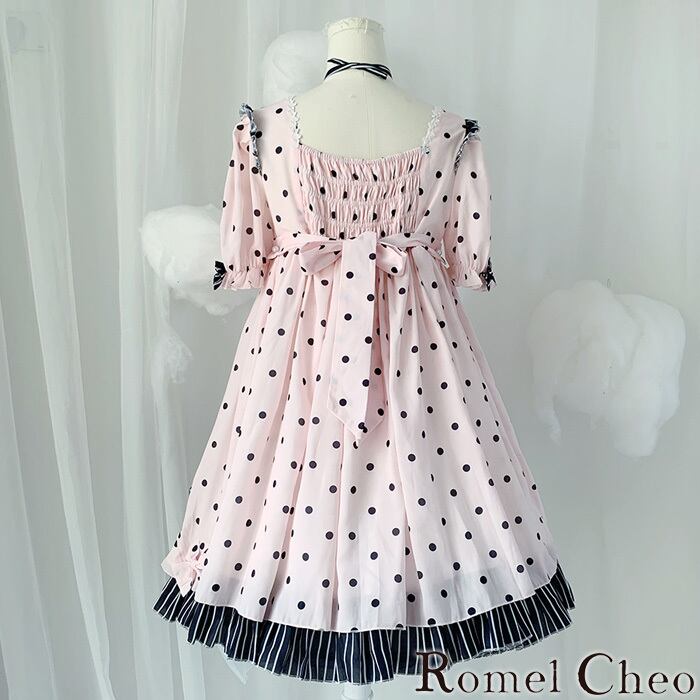 angelic pretty 水玉　ドット　ワンピース ロリータ　ファッション