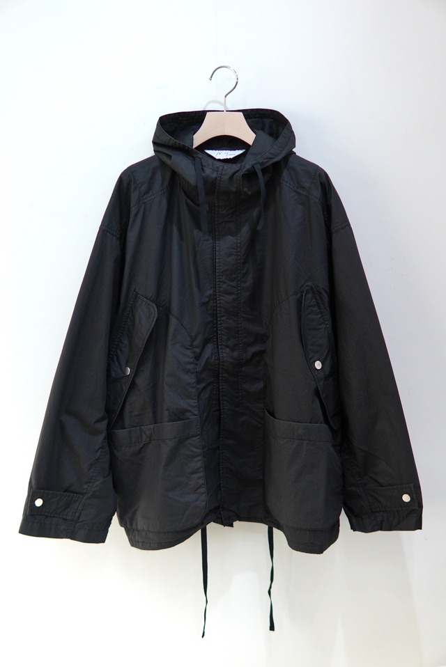 ANCELLM  / HOODED FIELD SHIRT JACKET / ANC-SH91