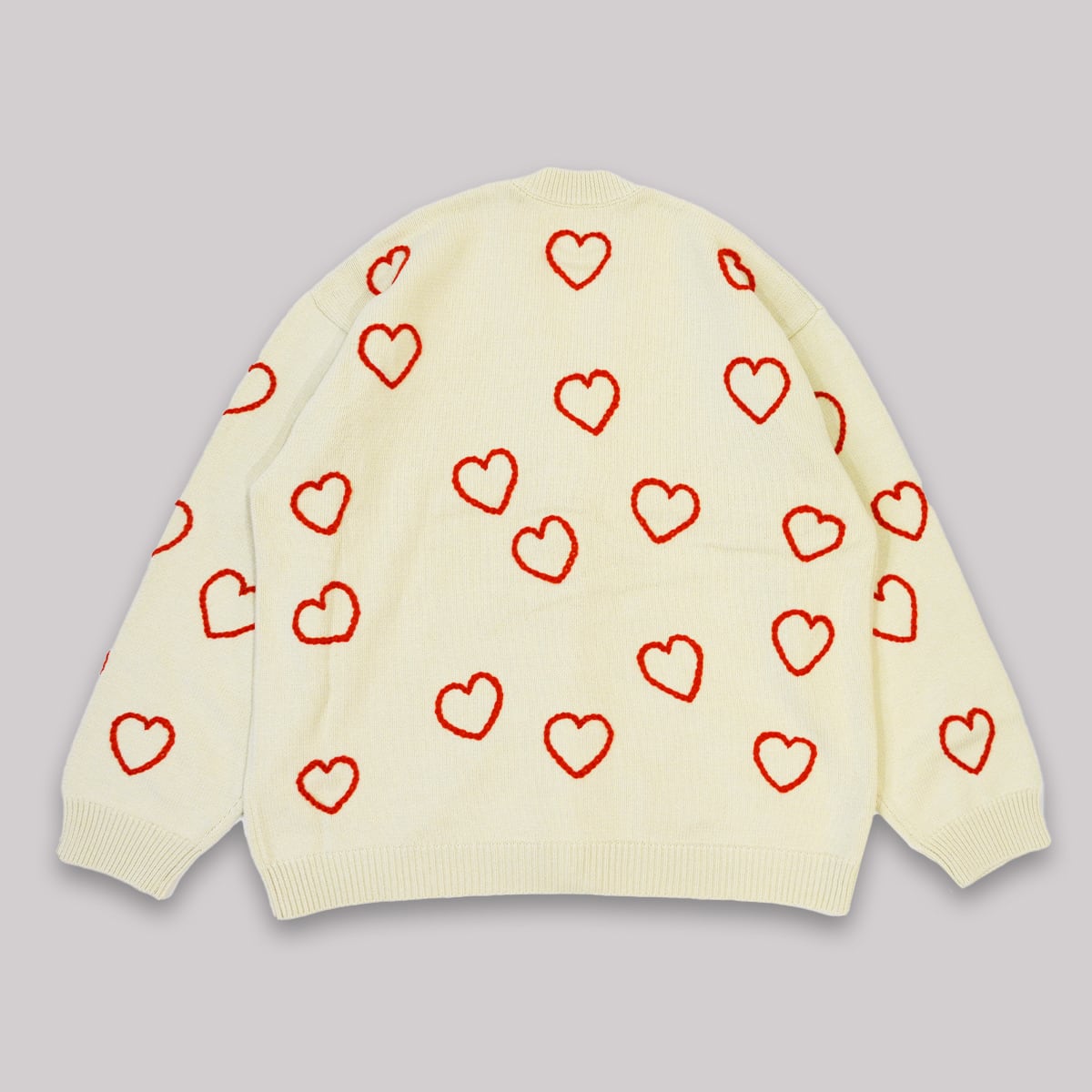 CC HAPPY HEARTFULL CARDIGAN -OFF WHITE- | ChahChah | 公式通販