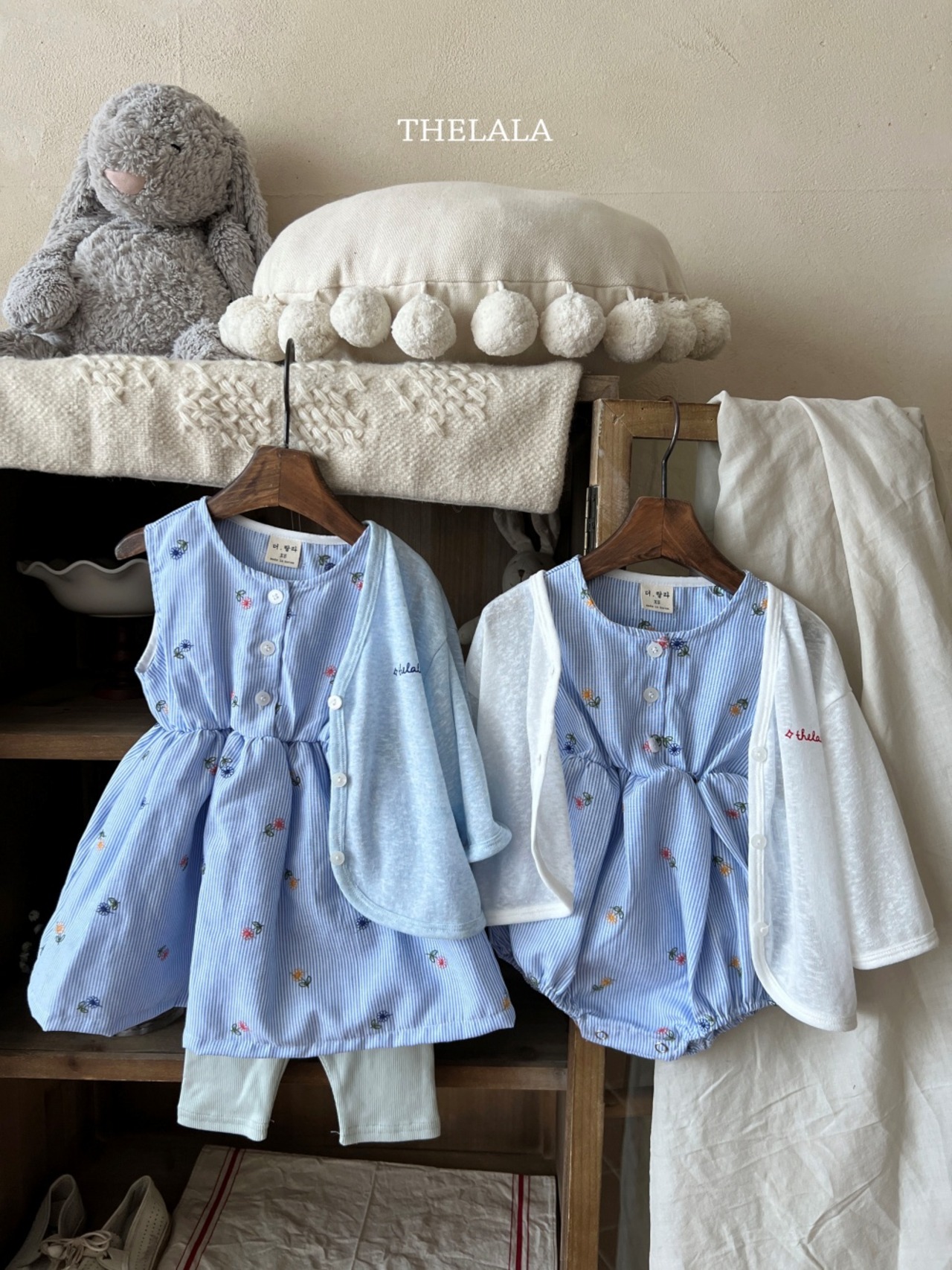 [THELALA] Rain Flower Bodysuit / [더랄라] 레인꽃슈트