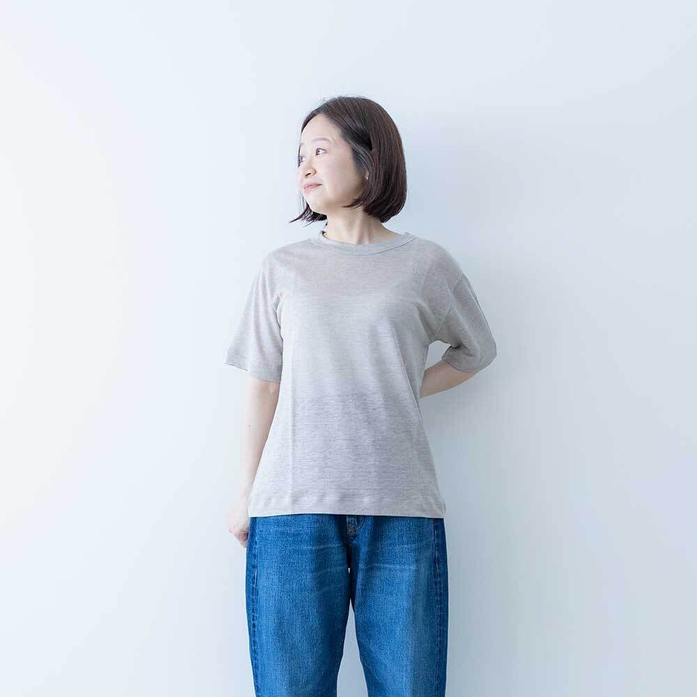 mao made ベルギーリネン半袖TEE