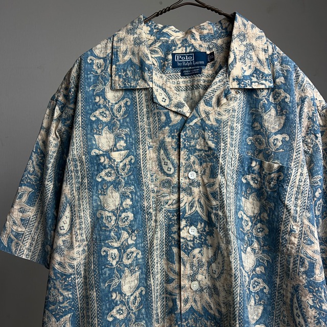 90s POLO アロハシャツ andy camp サンプリング 90年代 トップス