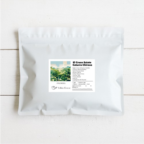 Colombia El Cruso Estate Caturra Chiroso　【 200g 】