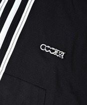 COOLAスイッチングラグランスリーブトラックジャケット (BLACK)　CQ-48017