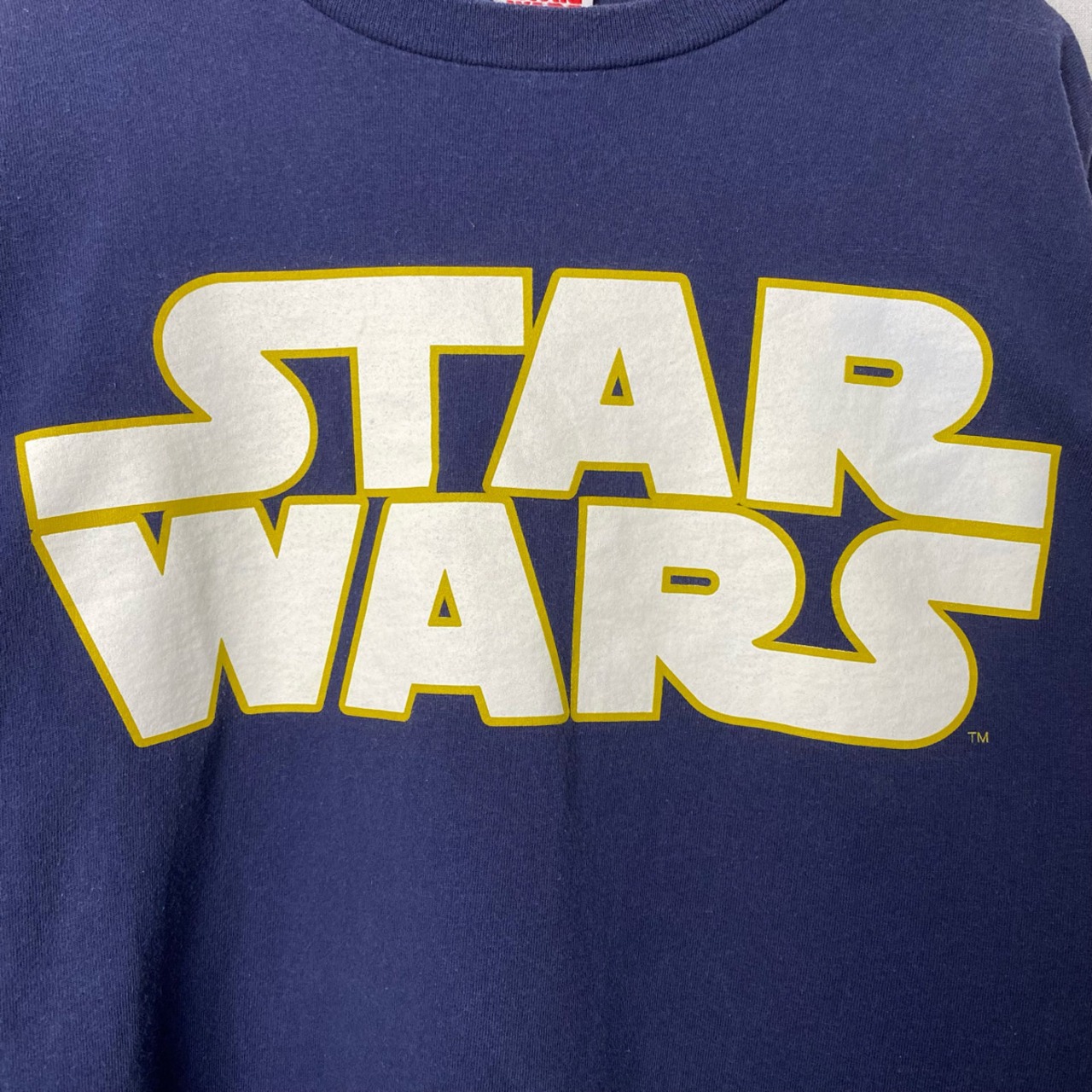 00s スターウォーズ Tシャツ 古着 STAR WARS 紺 ネイビー ロゴ 映画 