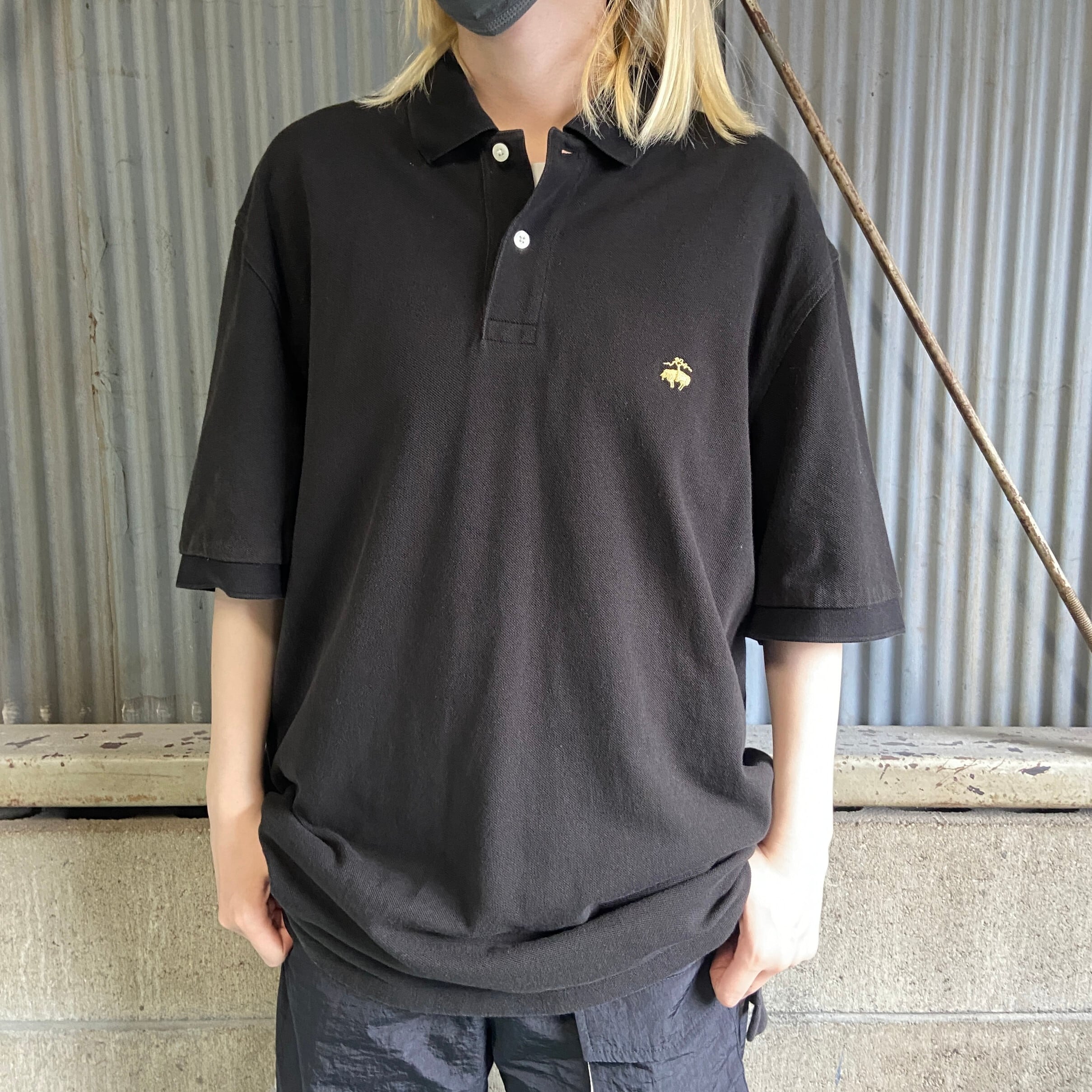 90年代 Brooks Brothers 346 ブルックスブラザーズ 鹿の子 ポロシャツ 