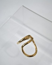 twist hoop ring