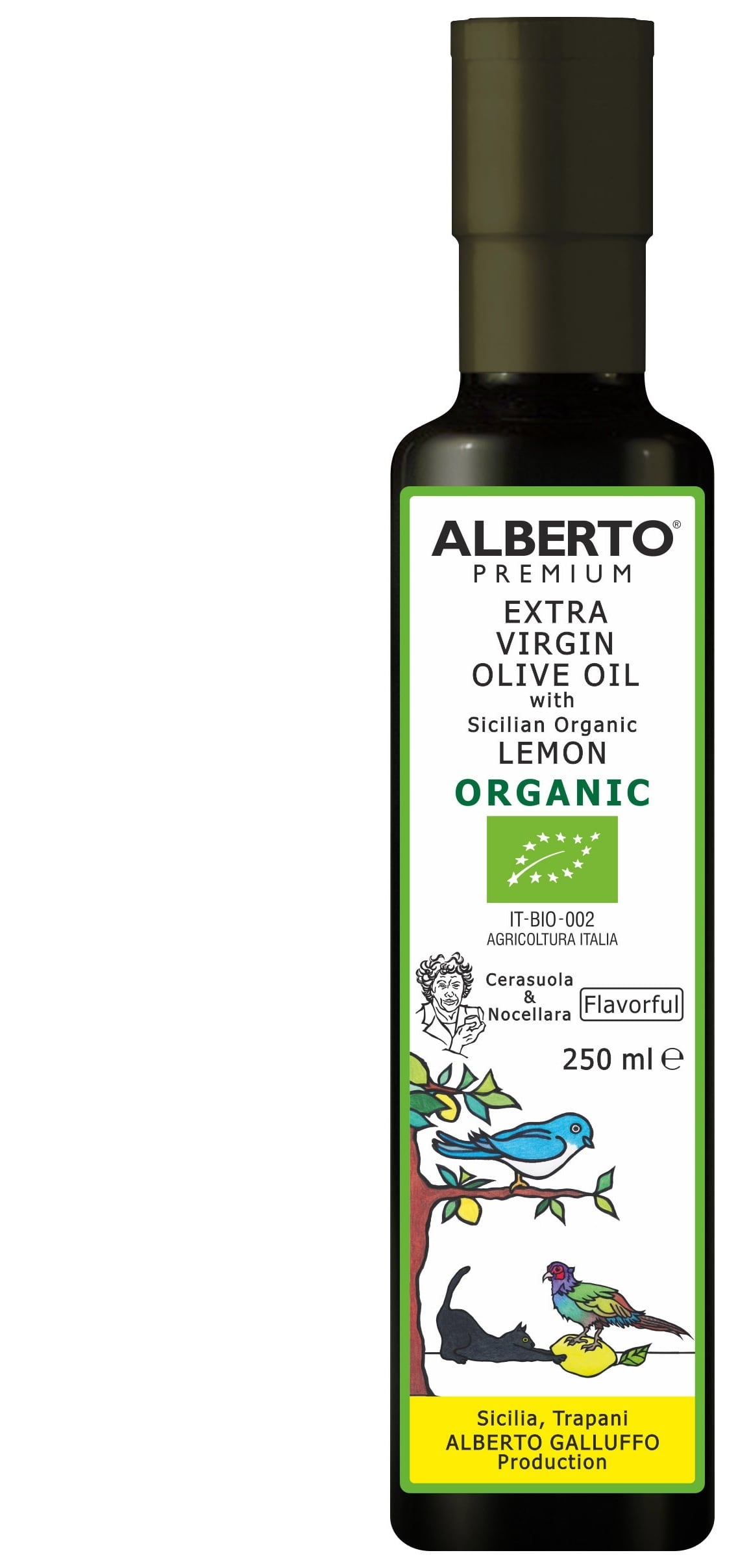 アルベルト・プレミアムEVオリーブオイル＆オーガニックレモン