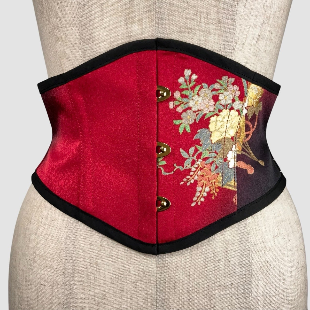 公*o様 新品　コルセット　琉金幻想 コルセット　和 君津市製】 Enchanted Corset キンバリー 色：ブラックシャンパン 日本