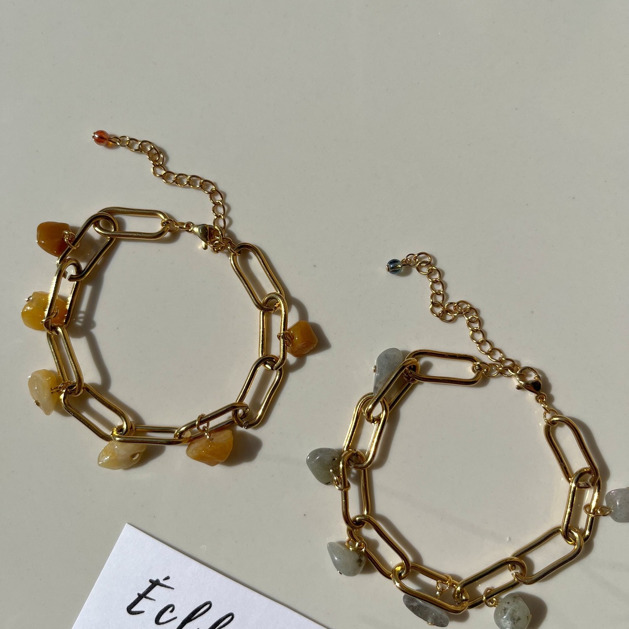 天然石 チェーンブレスレット［GKB013］