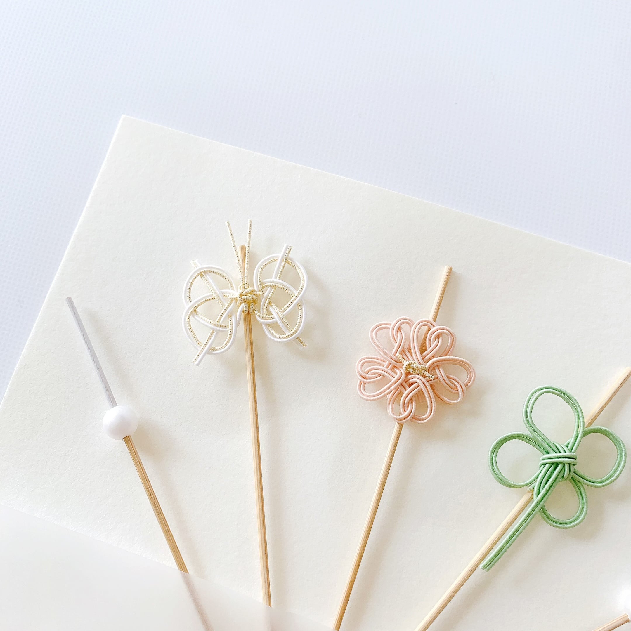 水引飾り串 春うらら | Floraison Table フロレゾンテーブル