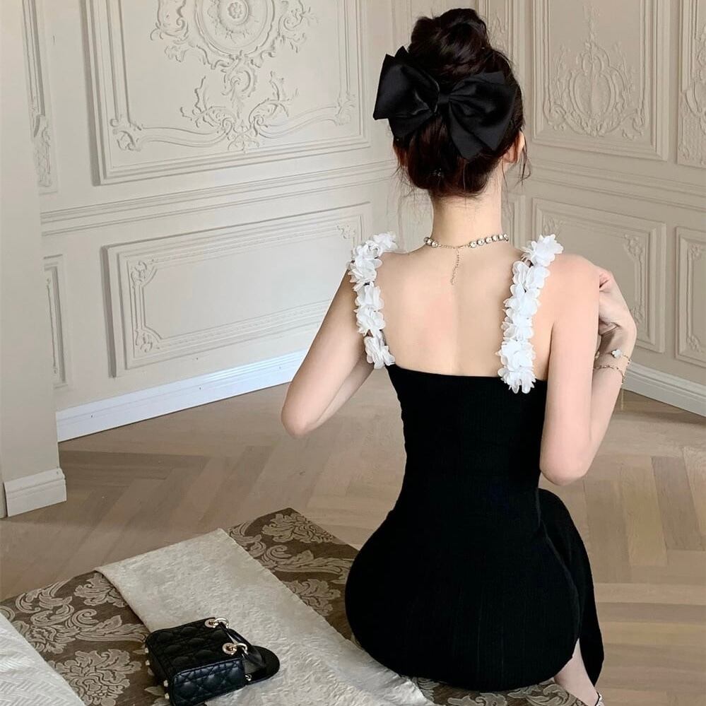 dress】立体フラワーキャミワンピース HK02185 | BeautyYouStyle