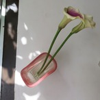 いちごみるくのかき氷のような花瓶