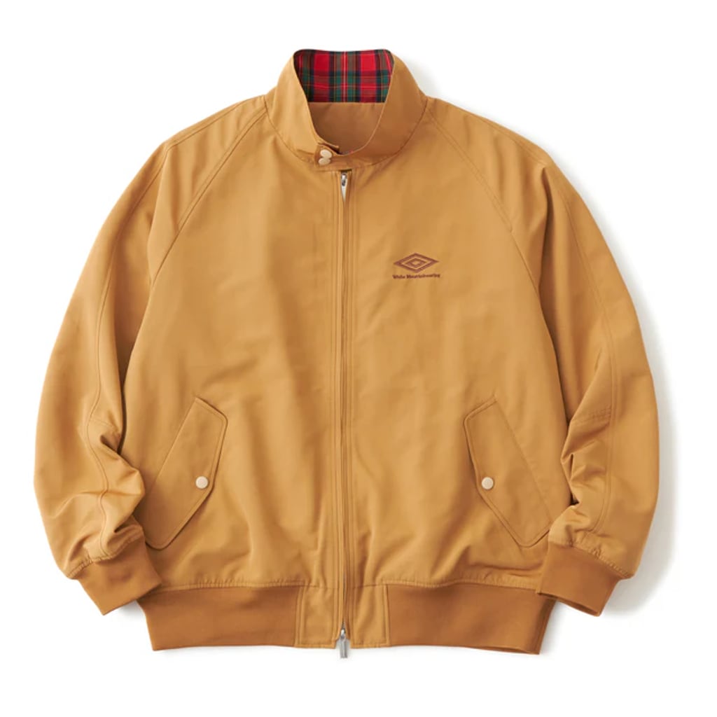 White mountaineering ×UMBRO ハリントンジャケット WHITE MOUNTAINEERING WM×UMBRO HARRINGTON JACKET | MAROON WEBSTORE