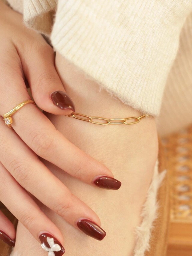 316L simple chain anklet  #a15