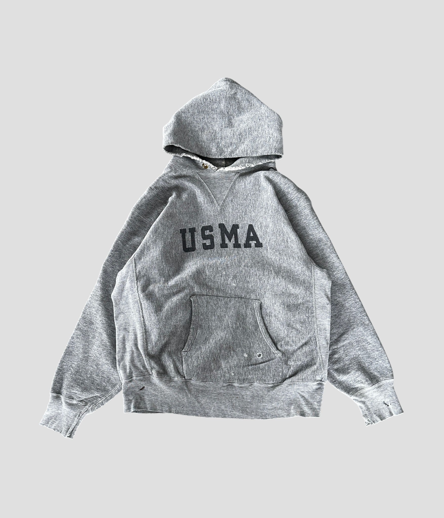 Champion- Vintage 80s XL USMA Reverse Weave Hoodie made in USA