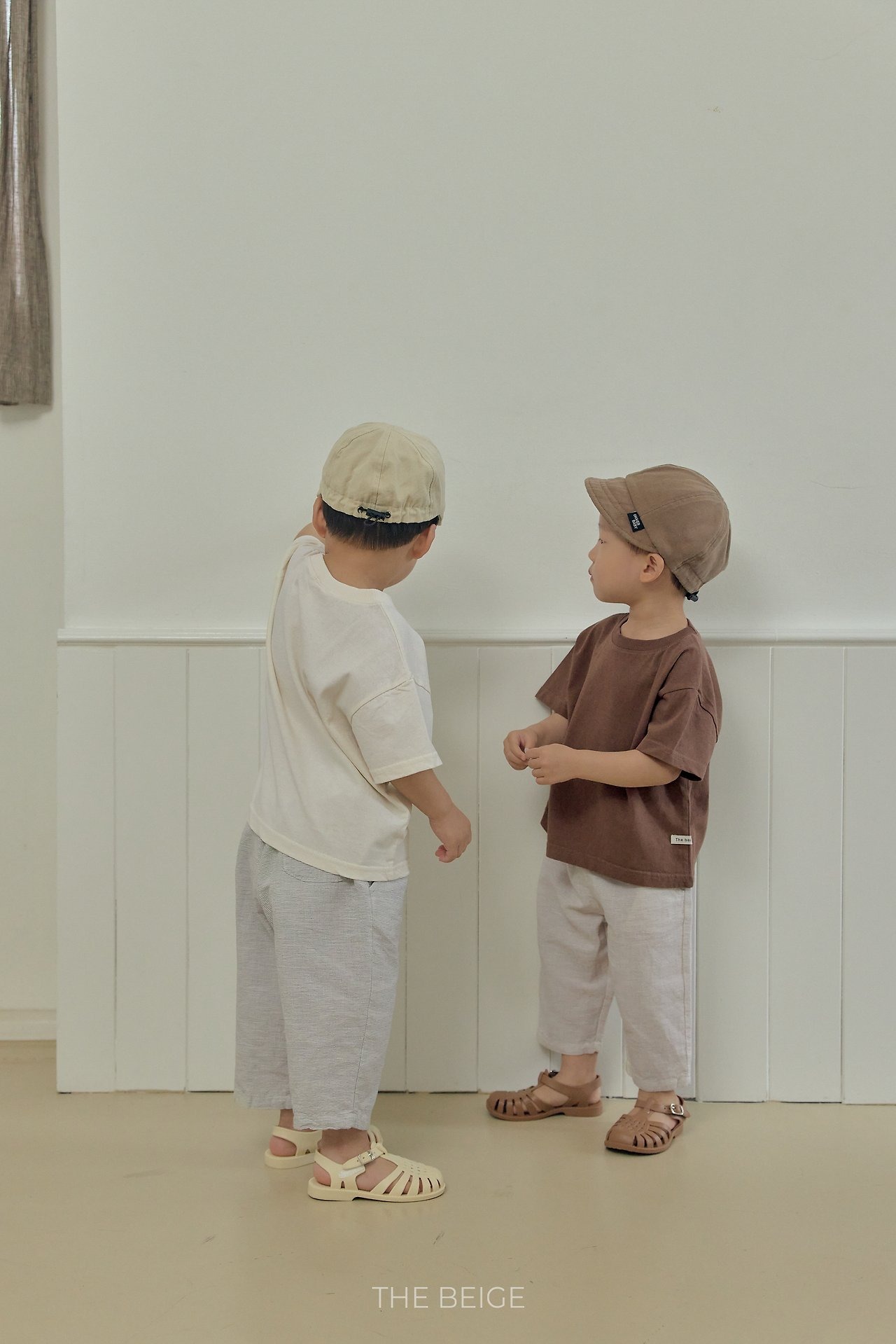 [THE BEIGE] Plain Short sleeve T-shirt / [더베이지] 무지반팔티