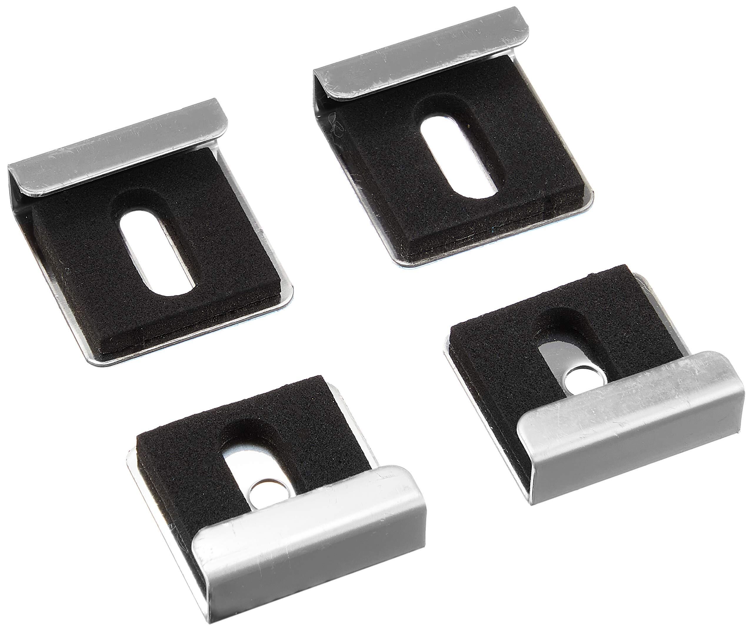 【新着特価】東プレ(Topre Corporation) 取り付け用金具 交換用鏡対応 シルバー 5mm厚ミラー用 取り付け簡単 日本製 NP-20 4個入