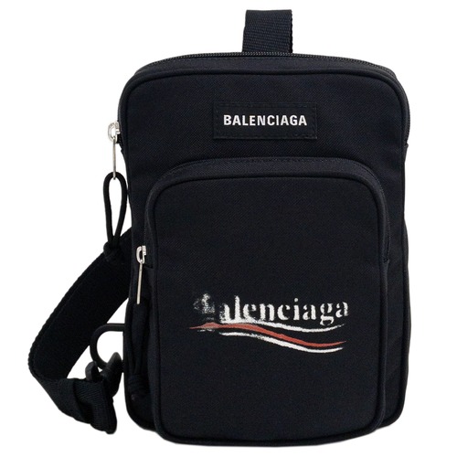 バレンシアガ BALENCIAGA 620260 2AA29 1090 エクスプローラー クロスボディ メッセンジャーバッグ ブラック メンズ ユニセックス EXPLORER CROSSBODY MESSENGER BAG