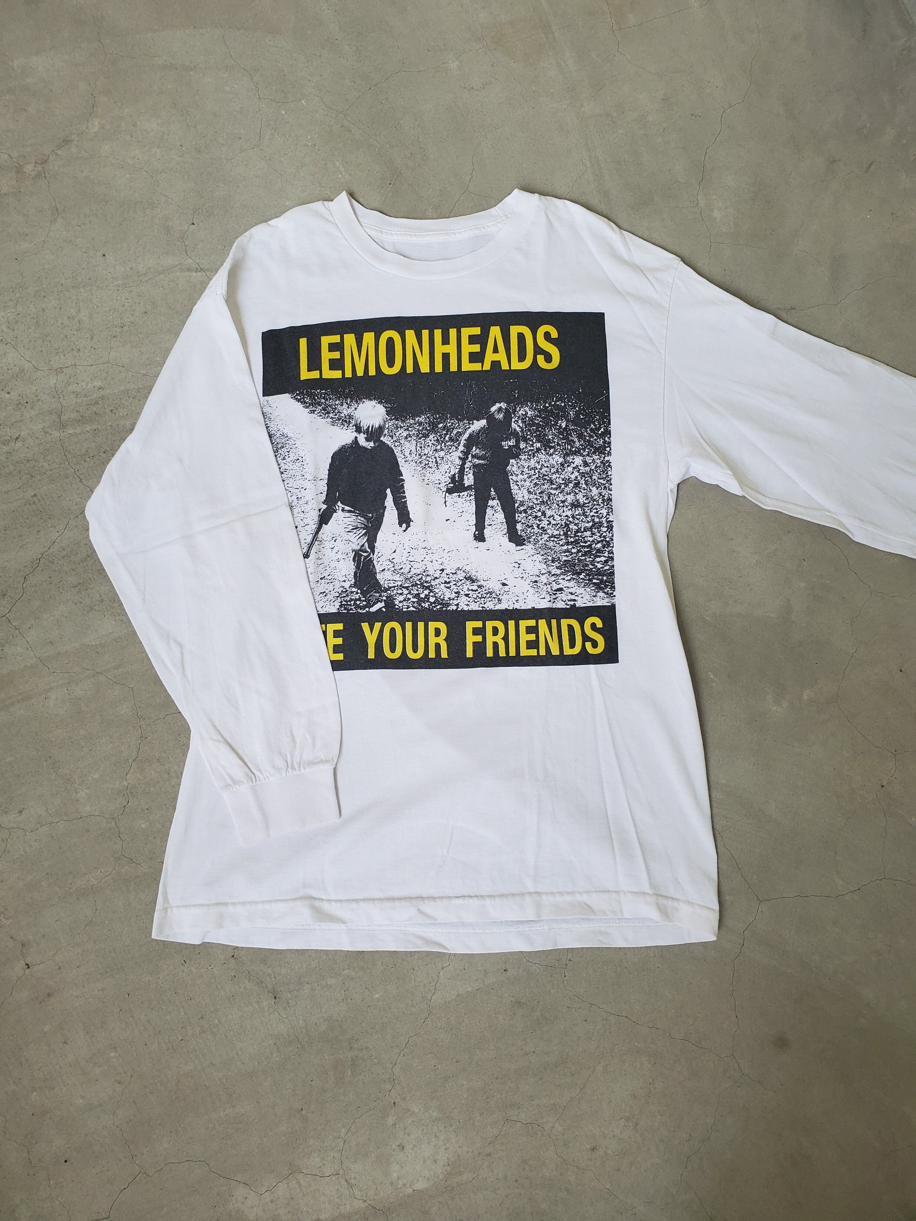 Vintage Rock Item ヴィンテージロックアイテム 90s The Lemonheads クルーネック Tシャツ ブラック 黒 詳細参照(L-XL位) レモンヘッズ トップス カットソー 半袖 バンド  【メンズ】