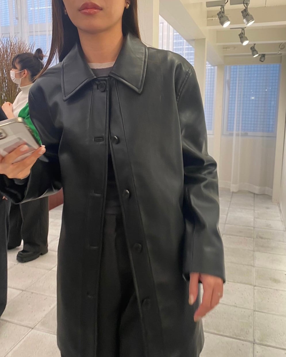 TODAYFUL Ecoleather Over 伏せる Jacket 