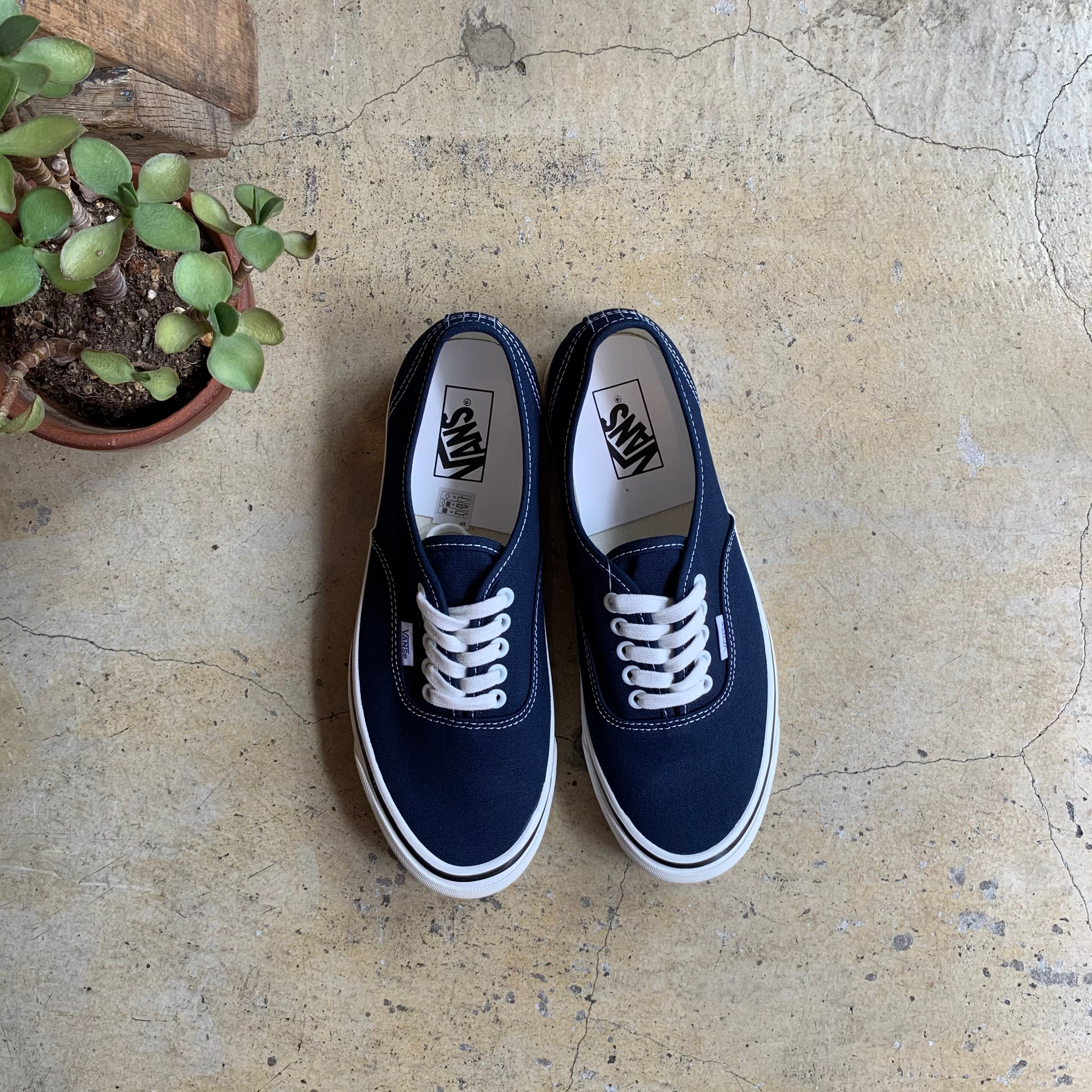 80s-90s VANS USA製 authentic US6 - スニーカー