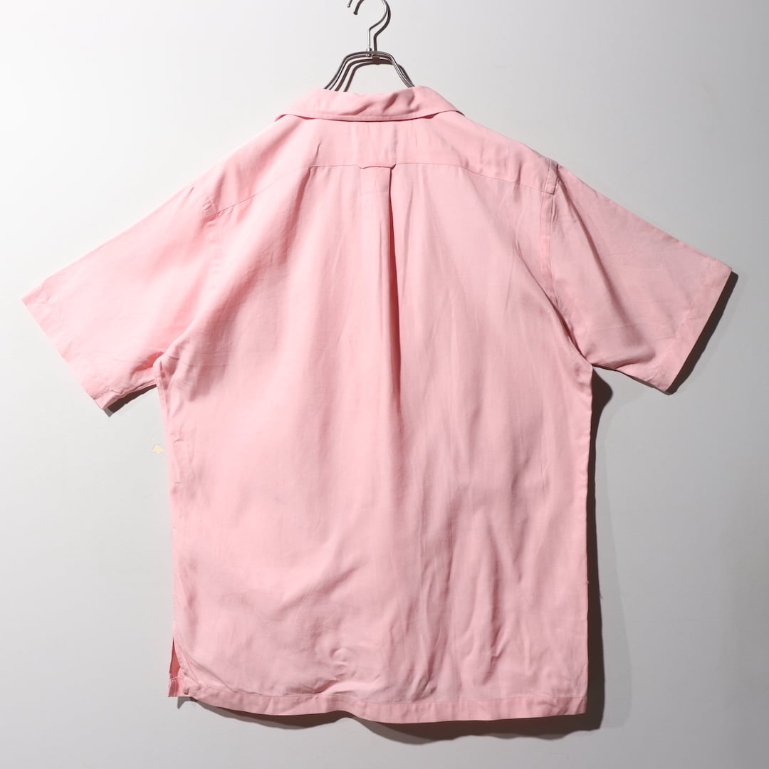 美品 M 完全無地 Caldwell ピンク ポロラルフローレン 半袖シャツ