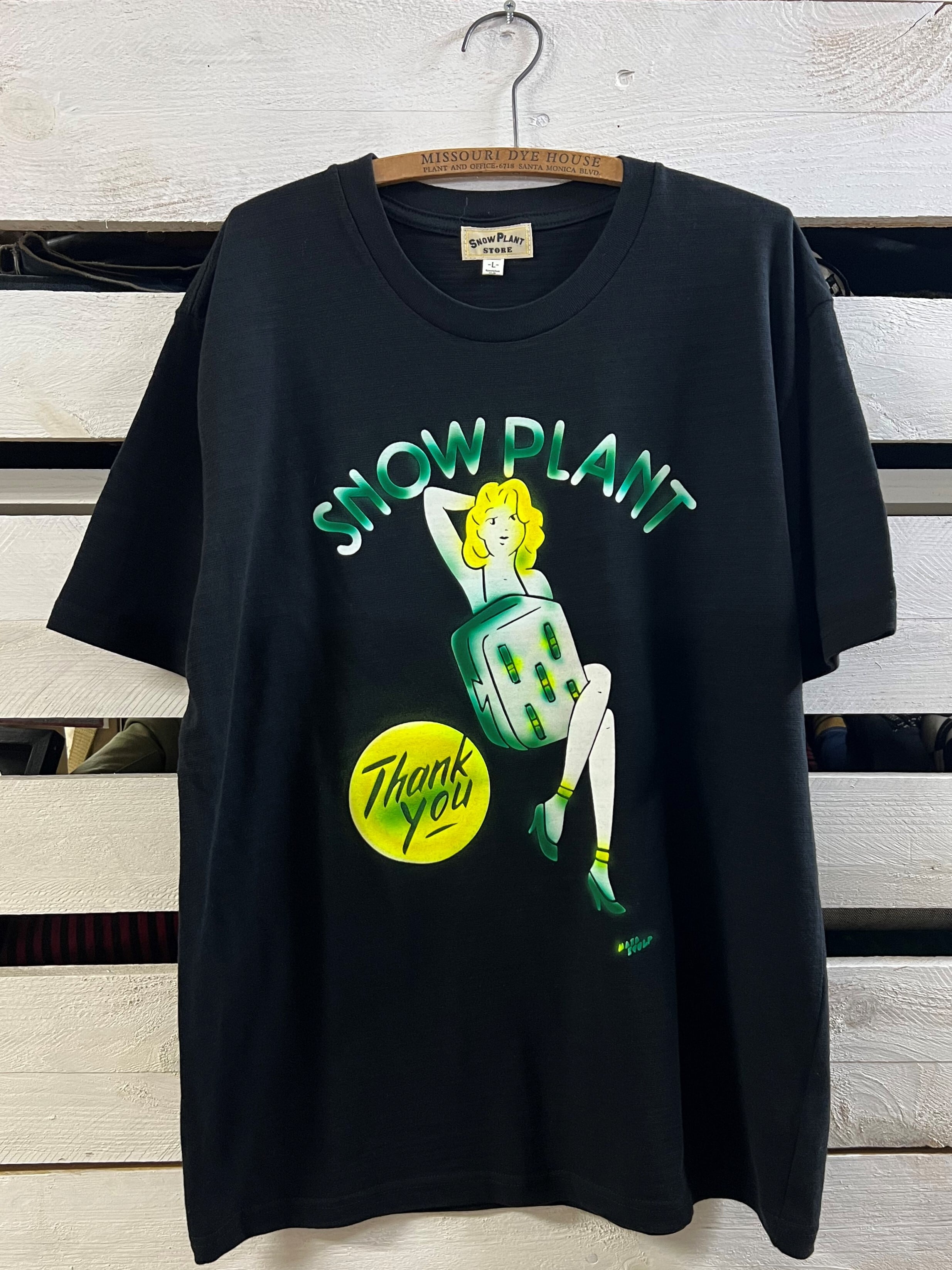 "MASA SCULP DESIGN" COLOR FLOCKY TEE