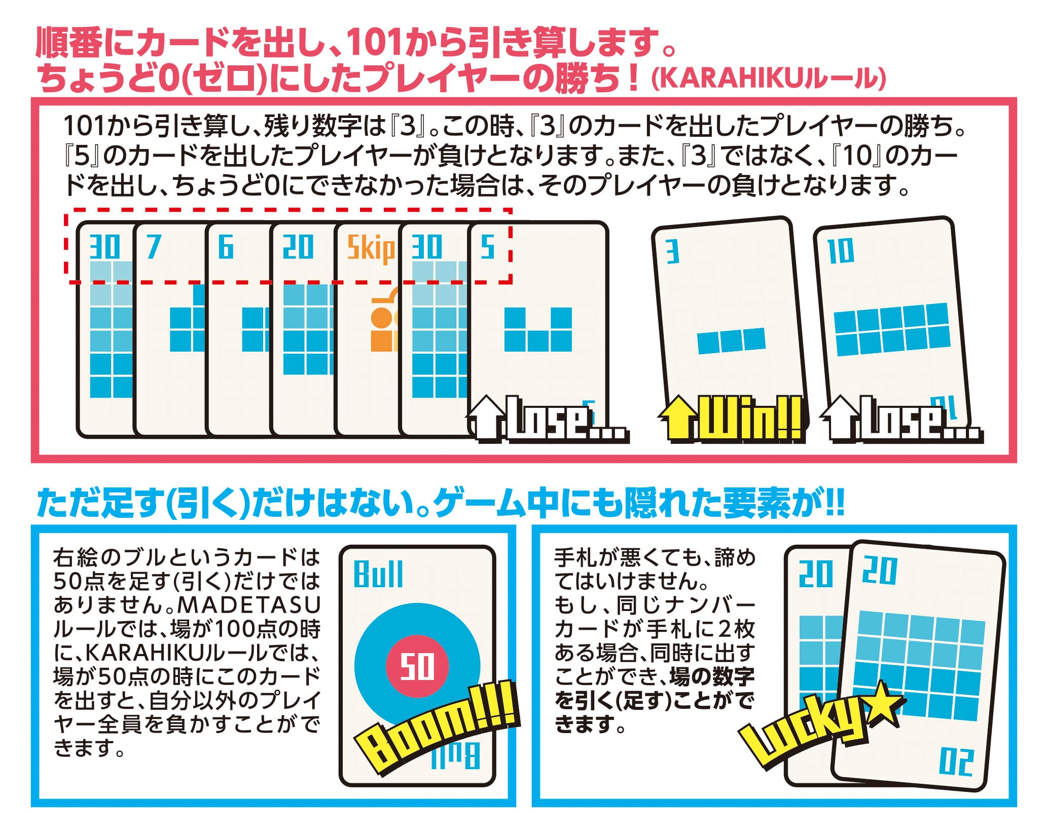 101まで足すゲームと101から引くゲーム  / エンスカイゲームズ