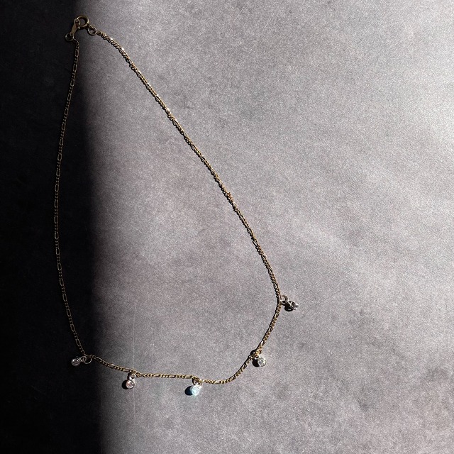 Diamond charm necklace