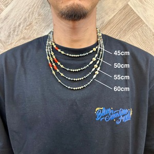 ブライト（Bright）ネックレス（Wave Hematite）オールターコイズ 50cm