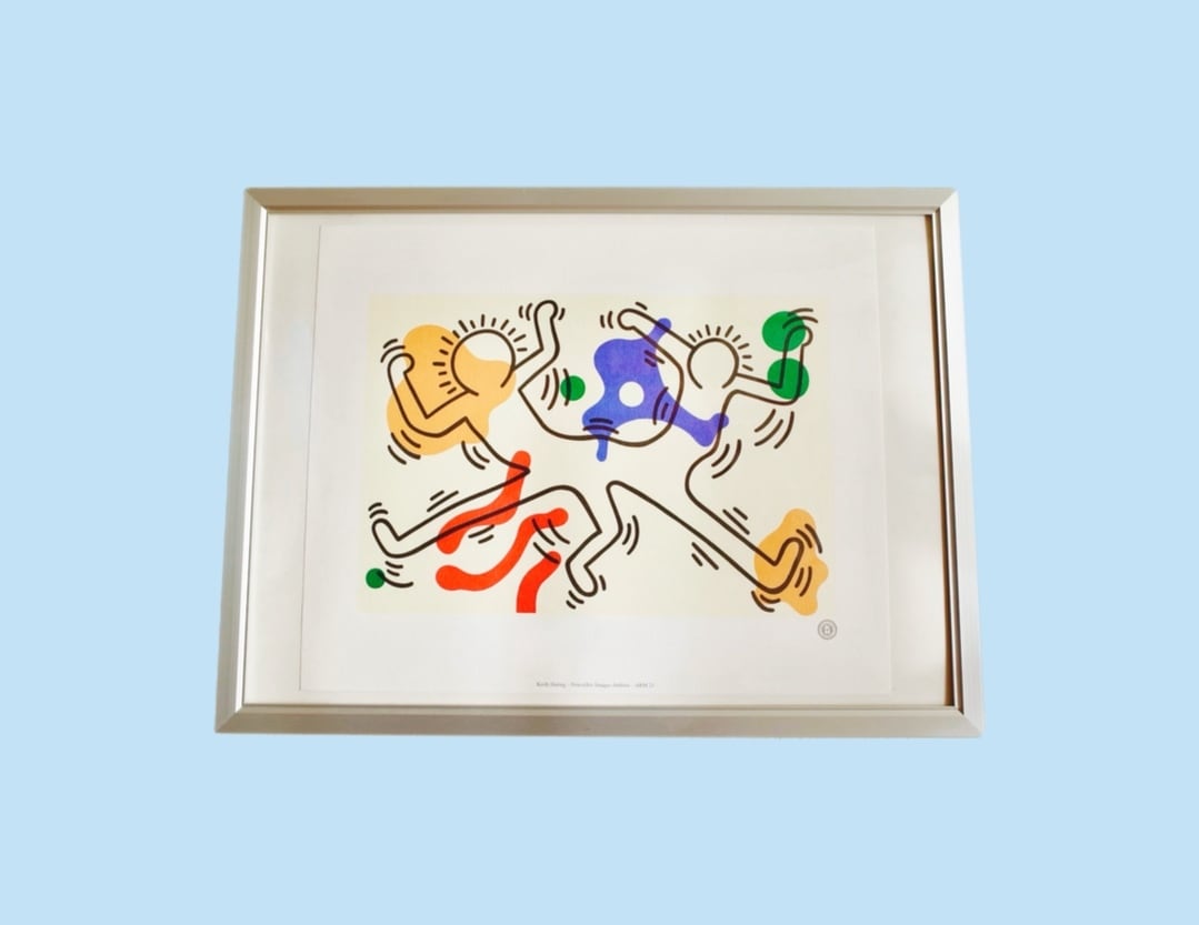 KEITH HARING “DANCING FIGURES” ART PRINT(ARM 21)