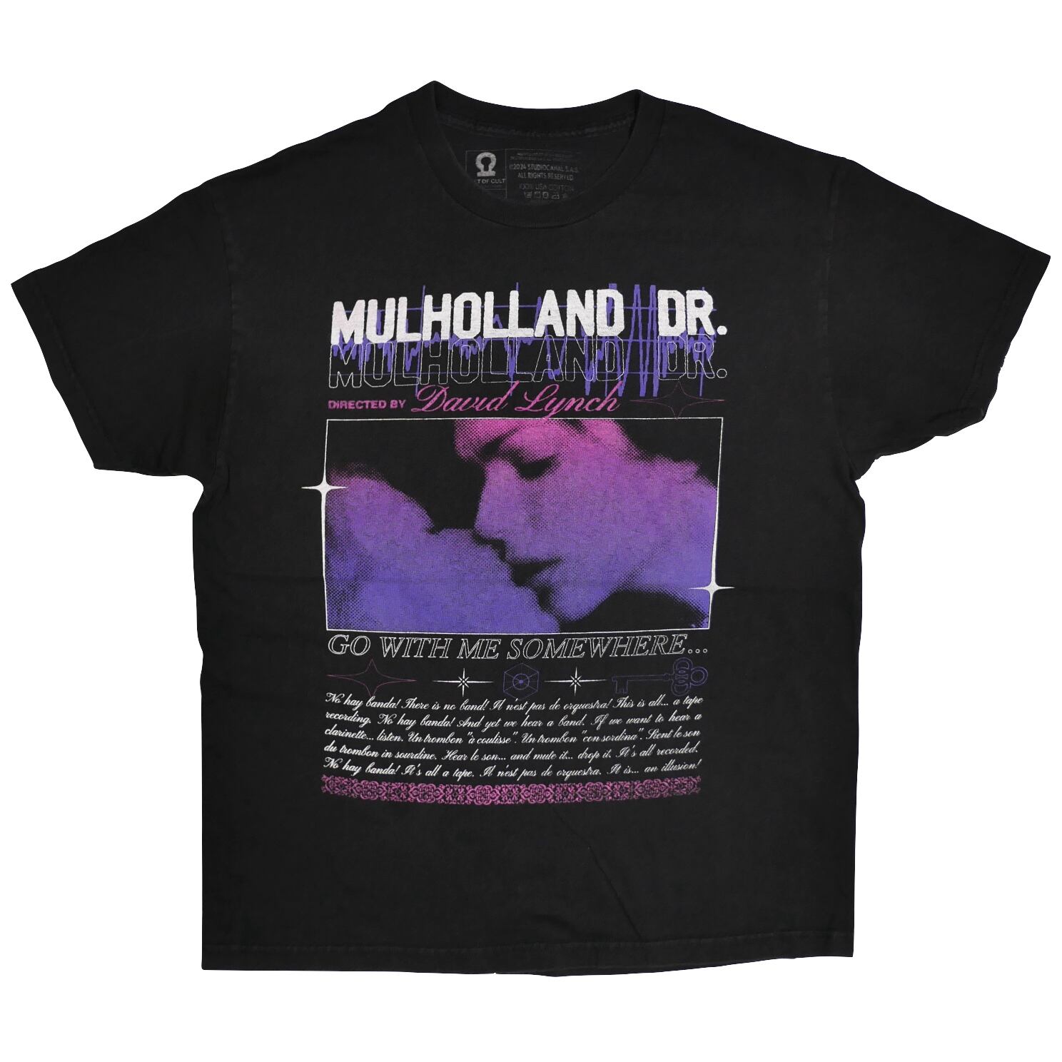 USED【L】Movie Mulholland Drive Tee / CULT OF CULT ©2024 StudioCanal