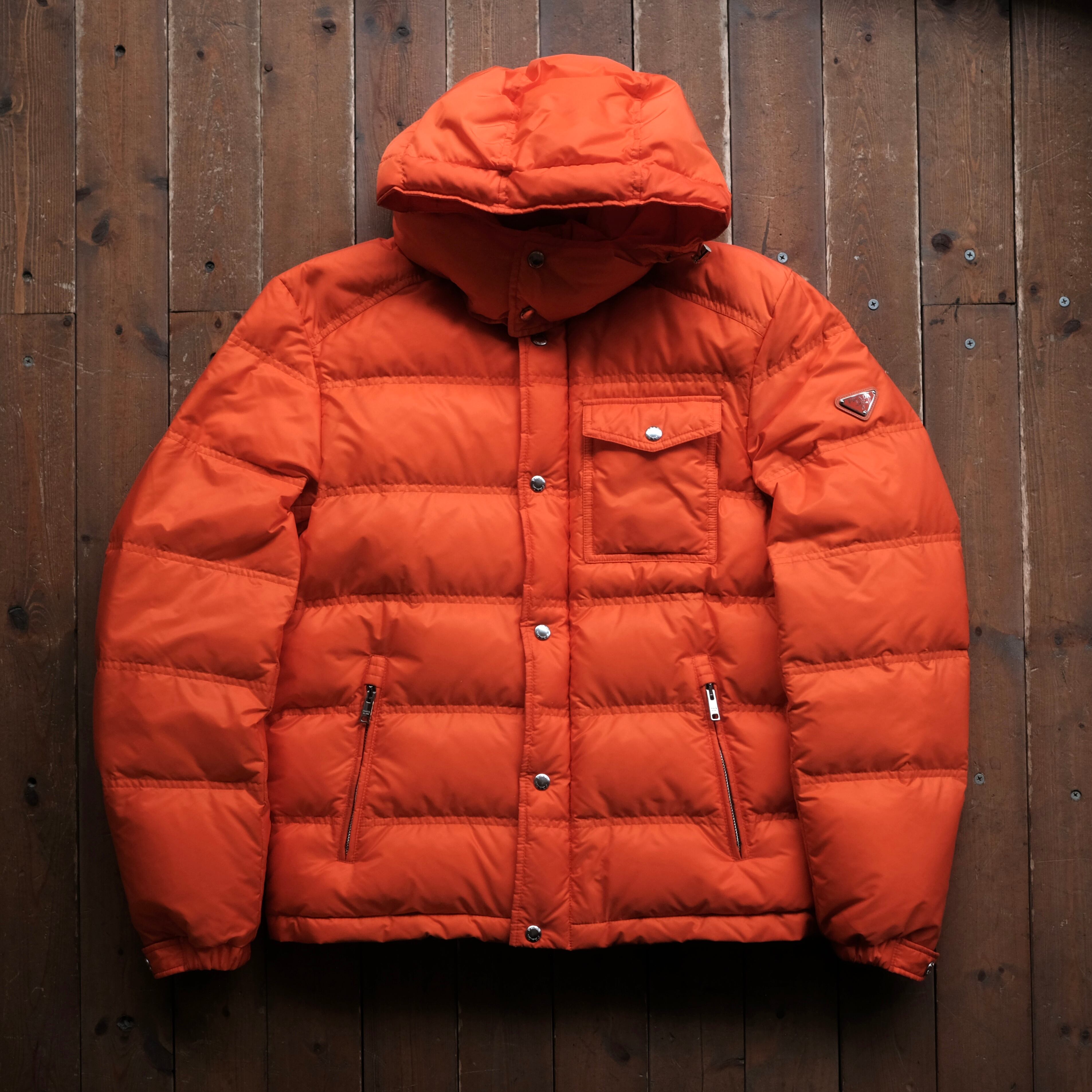 PRADA ORANGE DOWN JACKET | safarionline