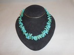 トルコ石ネックレス(ビンテージ) vintage turquoise necklace(No1)　