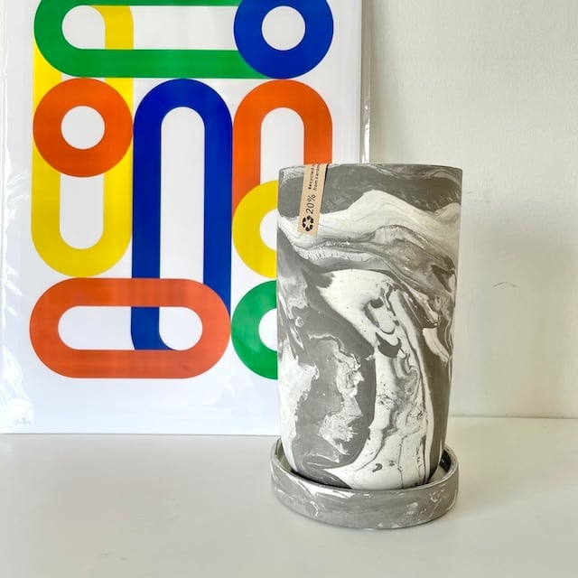 Recycled ceramic plant pot リサイクルセラミック 植木鉢 底穴あり