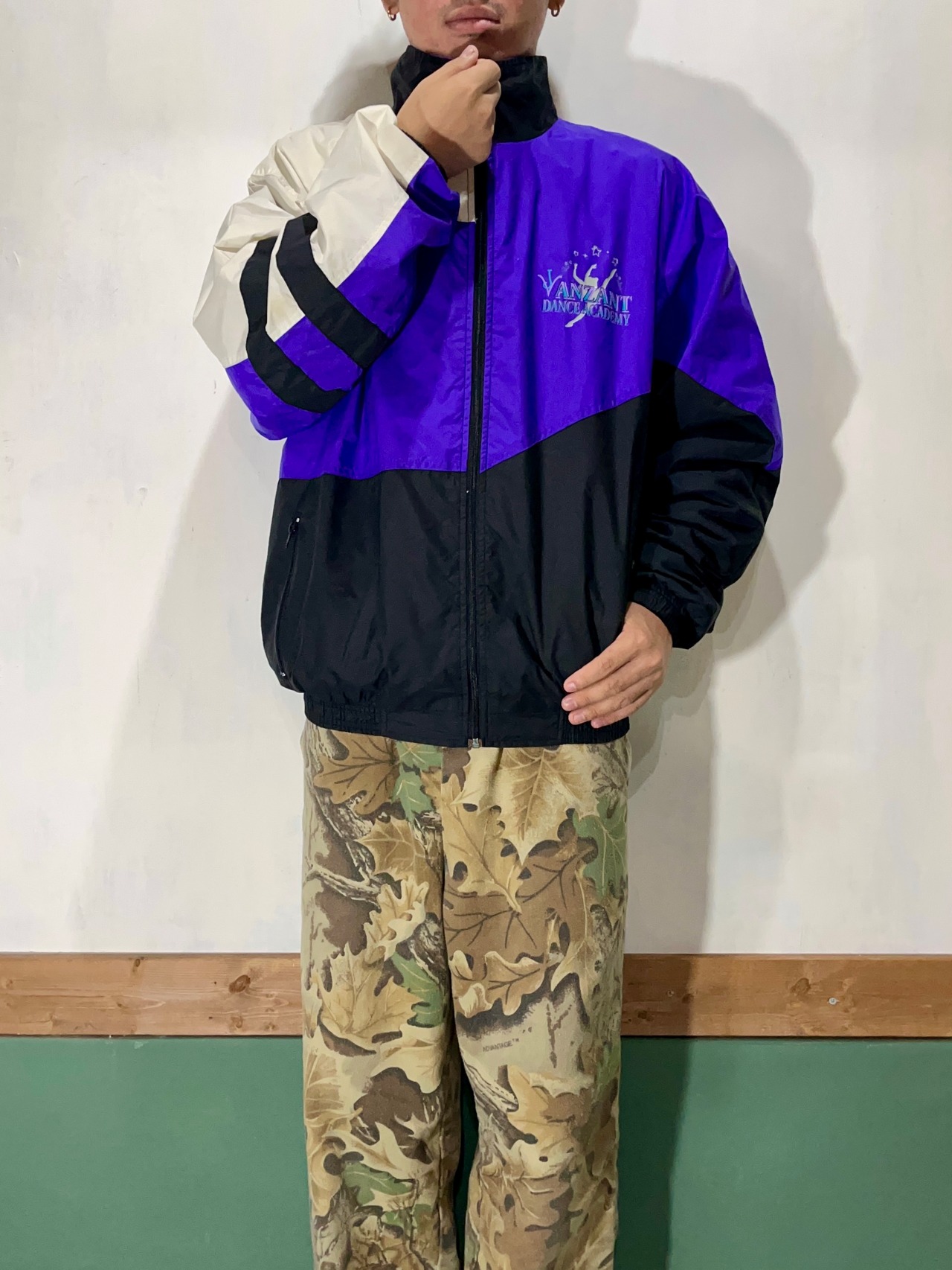 90's HOLLOWAY Nylon Jacket【M】