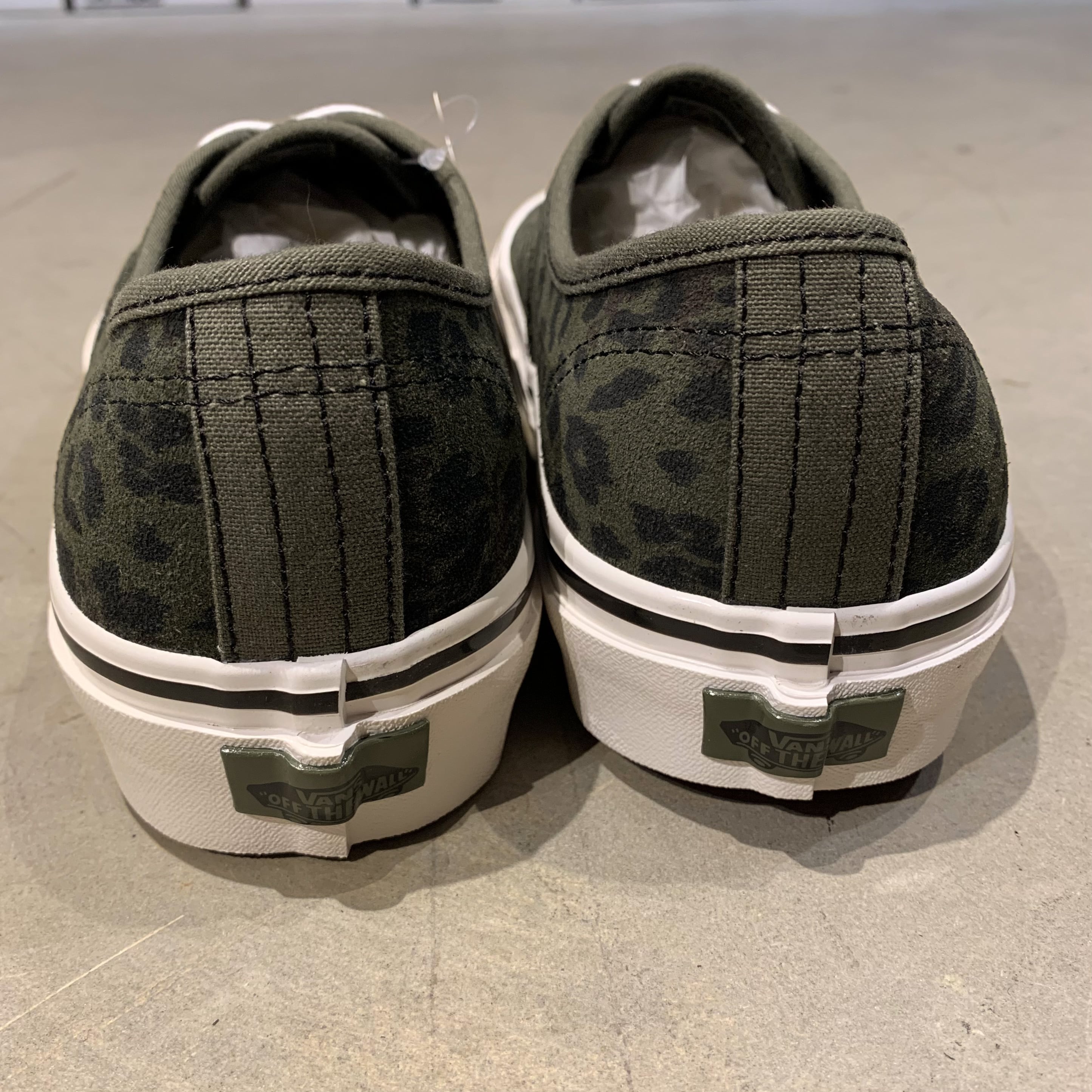 VANS authentic 44 DX アナハイム カーキ レオパード 8.5