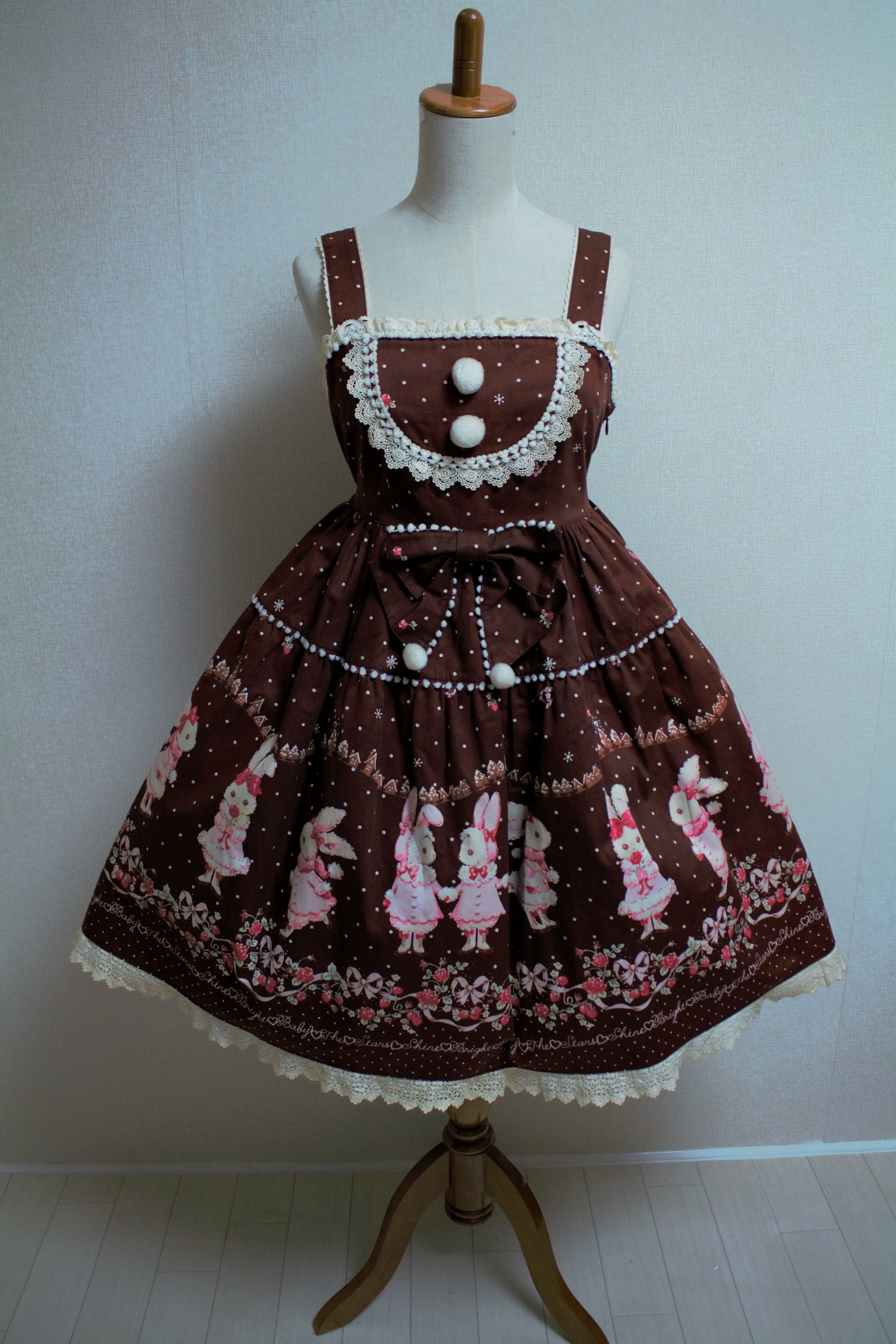 BABY, THE STARS SHINE BRIGHT みるくちゃんとゆきいちご ベビードールJSK