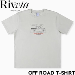 半袖Tシャツ Rivvia PROJECTS リヴィアプロジェクツ OFF ROAD T-SHIRT RTE-25123 OWHT 日本代理店正規品L