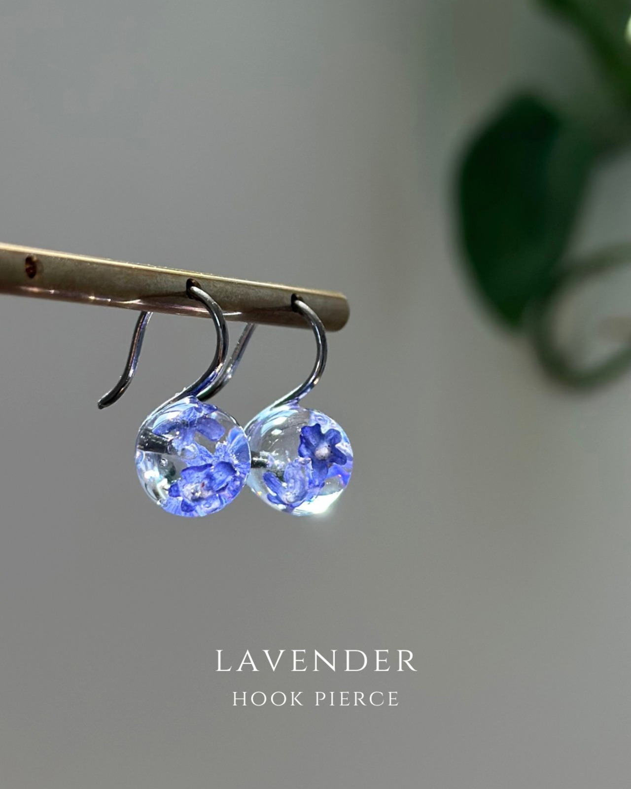 lavender hook pierce 【数量限定】