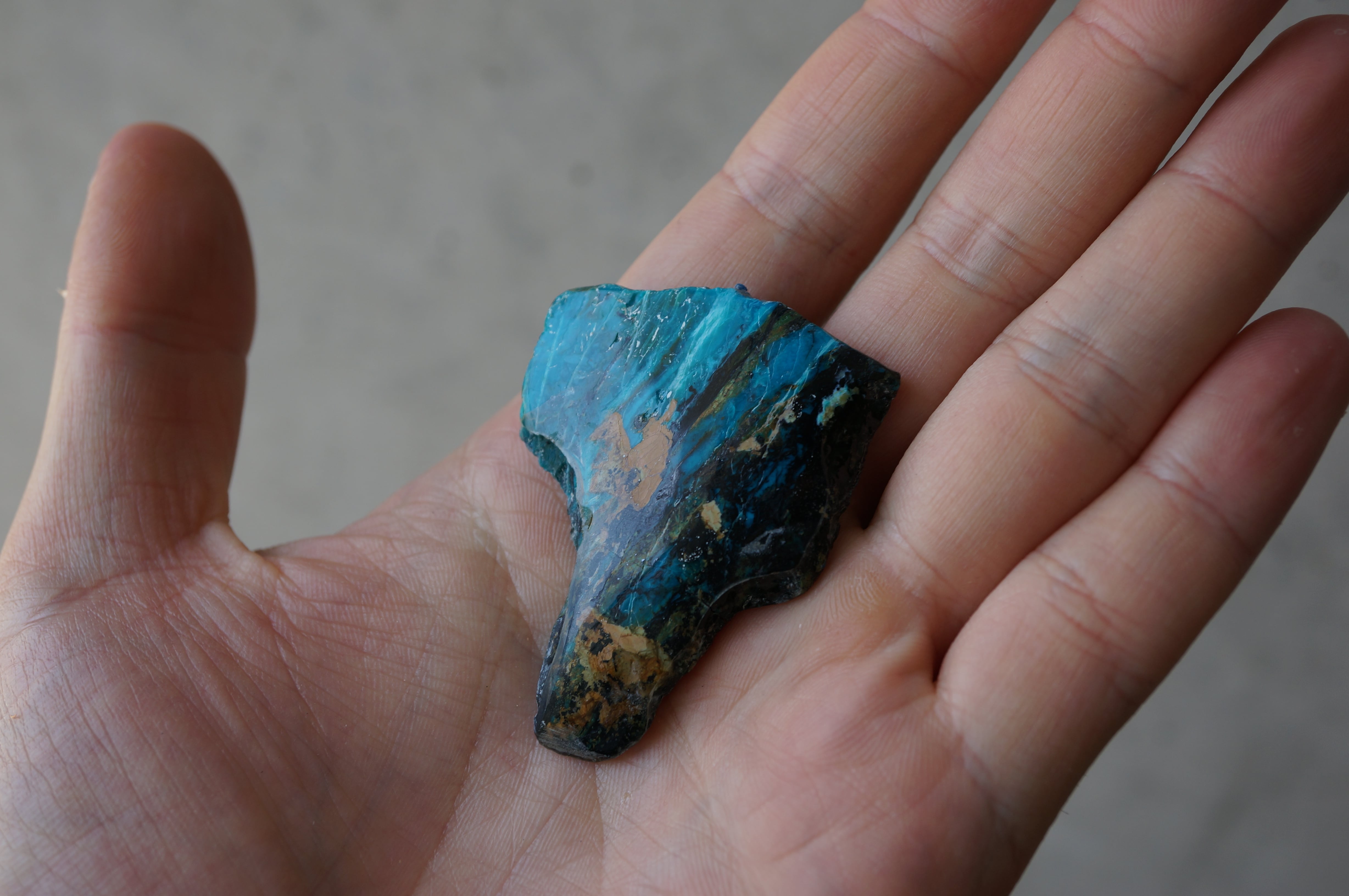 ペルー産クリソコラ(ブルーオパール) Chrysocolla (Blue Opal) 2149