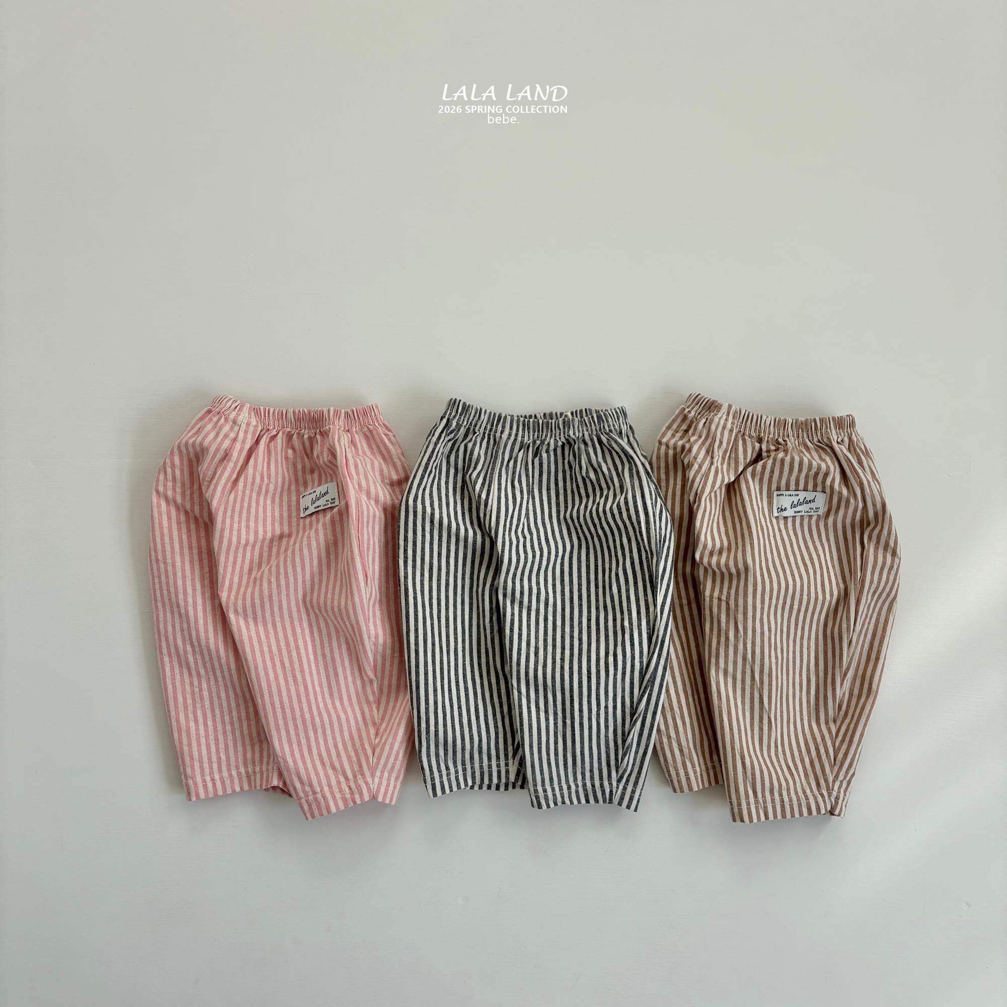 bebe mini stripe pants【lalaland】※4月上旬〜中旬発送予定